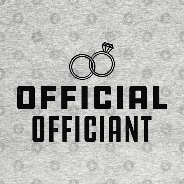 Wedding Officiant - Official Officiant by KC Happy Shop